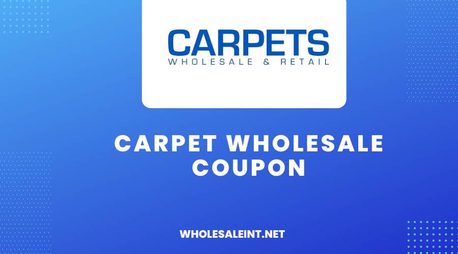 Carpet Wholesale Coupon